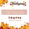 2 Pack Fall Table Runner, Thanksgiving Table Runner,(13 x 72 inches)